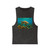 Serene Ocean Whisper - Unisex Stonewash Tank Top