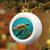 Serene Ocean Whisper - Christmas Ball Ornament