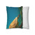Serene Ocean Whisper - Spun Polyester Square Pillowcase