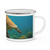 Serene Ocean Whisper - Enamel Camping Mug