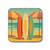 Retro Beach Getaway - Hardboard Back Coaster
