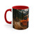 Rugged Trailblazer - Colorful Accent Mugs, 11oz