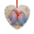 Whimsical Love Birds - Crystal Glass Ornament