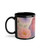 Whimsical Love Birds - Black Coffee Cup, 11oz