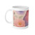 Whimsical Love Birds - White Ceramic Mug, 11oz