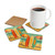 Retro Beach Getaway - Corkwood Coaster Set