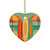 Retro Beach Getaway - Ceramic Ornaments (1pcs, 5pcs, 10pcs, 20pcs)