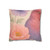 Whimsical Love Birds - Faux Suede Square Pillowcase
