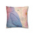 Whimsical Love Birds - Faux Suede Square Pillowcase