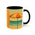 Retro Beach Getaway - Accent Coffee Mug (11, 15oz)