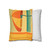 Retro Beach Getaway - Spun Polyester Square Pillowcase