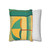 Retro Beach Getaway - Spun Polyester Square Pillowcase