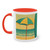 Retro Beach Getaway - Two-Tone Coffee Mug, 11oz Retro Beach Getaway - Two-Tone Coffee Mug, 11oz