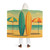 Retro Beach Getaway - Hooded Sherpa Fleece Blanket