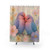 Whimsical Love Birds - Shower Curtains