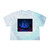 Neon Dreamscape - Women's Tie-Dye Crop Tee