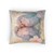 Whimsical Love Birds - Woven Pillow