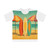 Retro Beach Getaway - Men's Loose T-shirt (AOP)