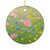 Whimsical Wildflowers - Ceramic Decoration Ornament, (1pc)