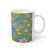 Whimsical Wildflowers - White Ceramic Mug, 11oz and 15oz
