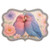 Whimsical Love Birds - Acrylic Ornament (Multi-depth)