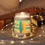 Retro Beach Getaway - Scented Soy Candles with White Lid, 9oz