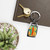 Retro Beach Getaway - Rectangle Photo Keyring