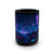 Neon Dreamscape - Black Mug, 15oz