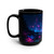 Neon Dreamscape - Black Mug, 15oz