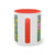 Whimsical Wildflowers - Two-Tone Coffee Mug, 11oz