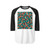 Geometric Pulse - Unisex Three-Quarter Sleeve Raglan Shirt