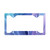 Ethereal Wave Symphony - Metal License Plate Frame
