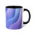 Ethereal Wave Symphony - Accent Mugs, 11oz