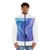 Ethereal Wave Symphony - Men's Puffer Jacket (AOP)