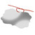 Ethereal Wave Symphony - Aluminum Ornaments, 1pc