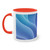 Ethereal Wave Symphony - Two-Tone Coffee Mug, 11oz