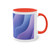 Ethereal Wave Symphony - Two-Tone Coffee Mug, 11oz
