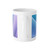 Ethereal Wave Symphony - White Ceramic Mug, 11oz