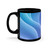 Ethereal Wave Symphony - Black Coffee Mug, 11oz