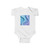 Ethereal Wave Symphony - Infant Fine Jersey Bodysuit