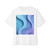 Ethereal Wave Symphony - Unisex Oversized Boxy Tee