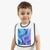 Ethereal Wave Symphony - Baby Contrast Trim Jersey Bib