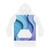 Ethereal Wave Symphony - Women's Hoodie Dress (AOP)