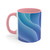 Ethereal Wave Symphony - Accent Mugs
