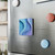 Ethereal Wave Symphony - Porcelain Magnet, Square