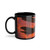 Vintage Flight Elegance - Black Coffee Cup, 11oz