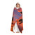 Vintage Flight Elegance - Hooded Sherpa Fleece Blanket