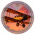 Vintage Flight Elegance - Ceramic Ornaments, 1-Side Print