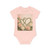 Eternal Love Blooms - Baby Organic Short Sleeve Bodysuit