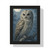 Ethereal Owl Watch - Framed Vertical Poster